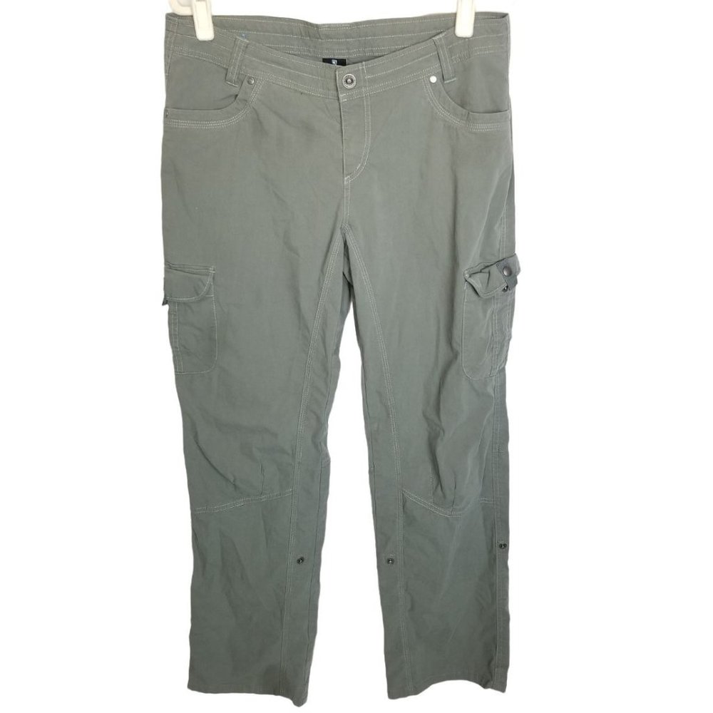 Kuhl Womens 14r Greenish Gray Outdoor Hiking Cargo